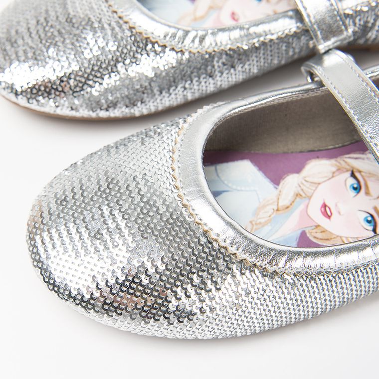 Cool Club, Balerini argintii fete, paiete, Frozen