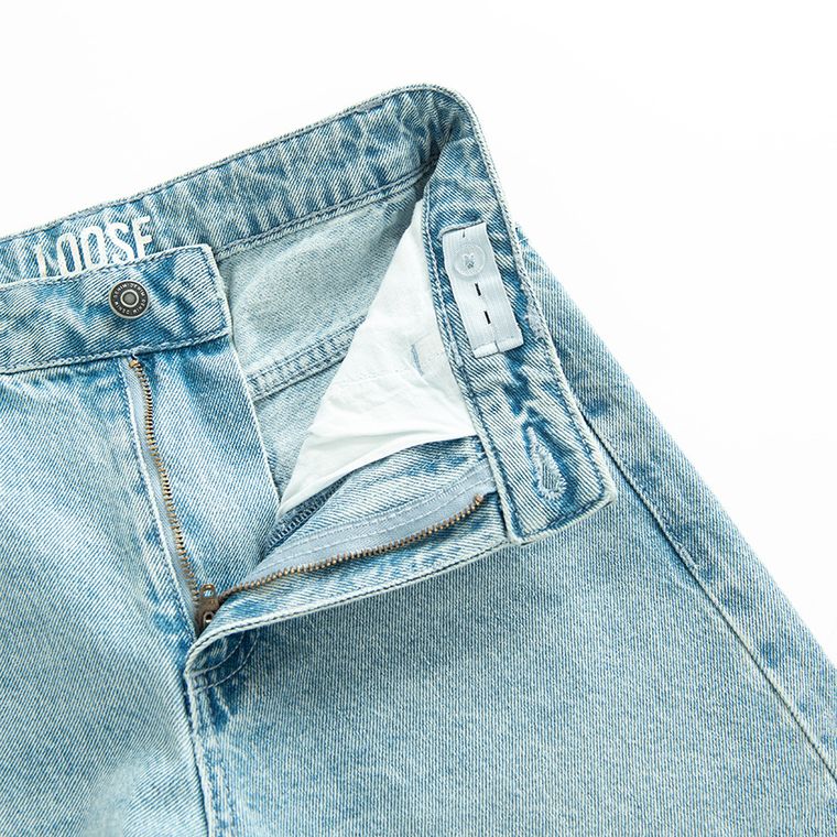 Cool Club, Blugi pentru baieti, loose fit, albastru