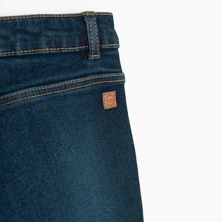 Cool Club, Blugi pentru fete, croiala flare, albastru