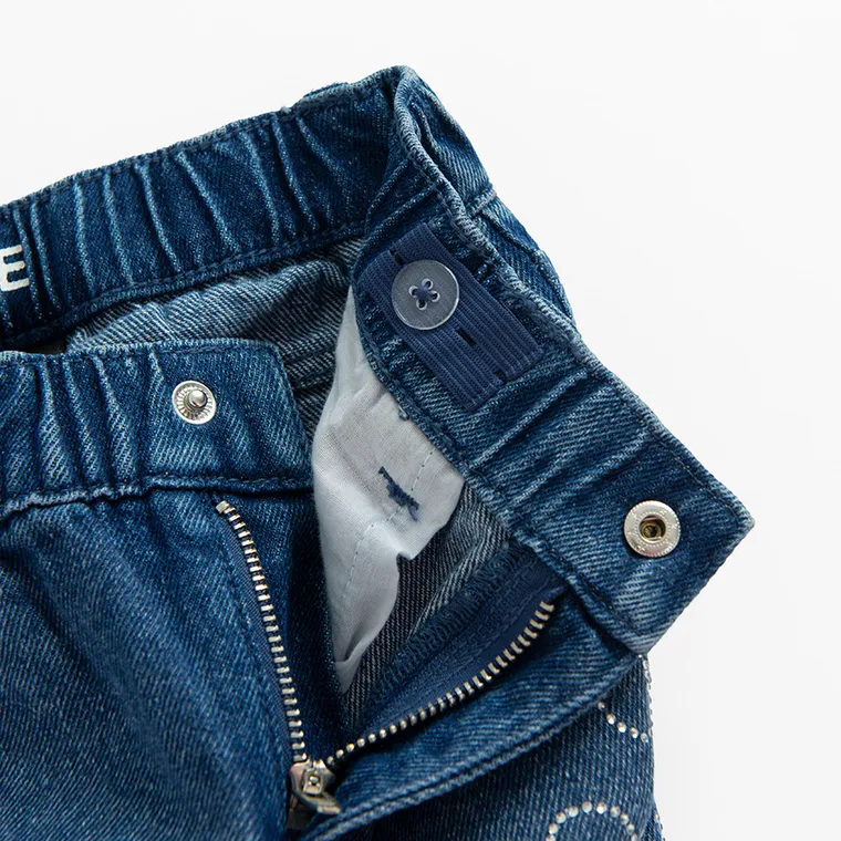 Cool Club, Blugi pentru fete, wide, albastru