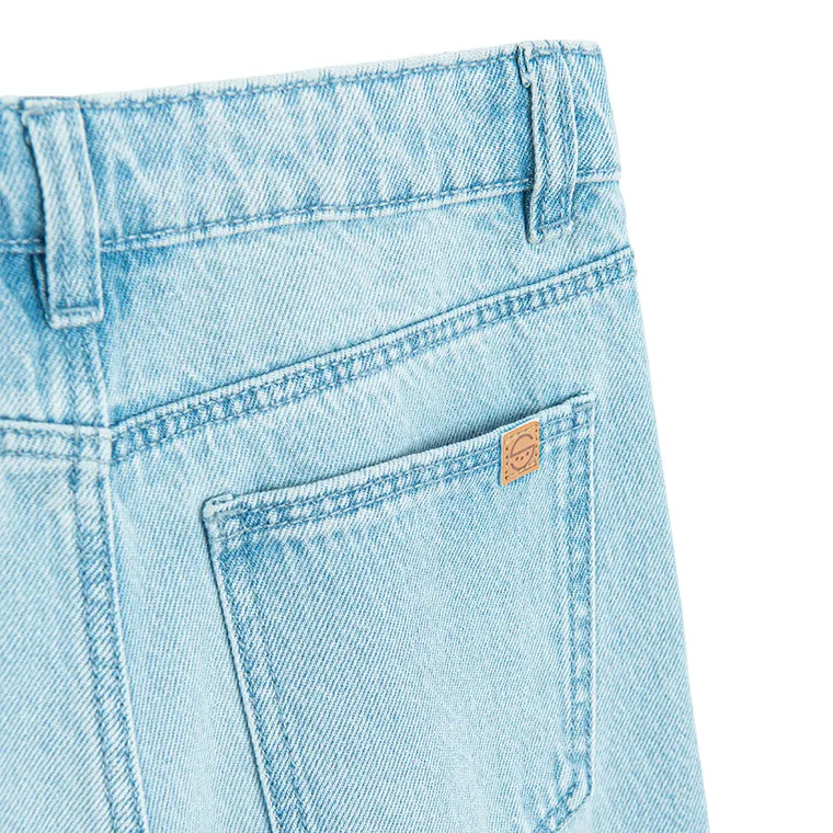 Cool Club, Blugi pentru fete, wide, albastru