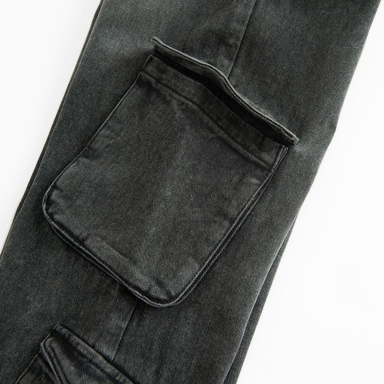 Cool Club, Blugi pentru fete, wide, negru