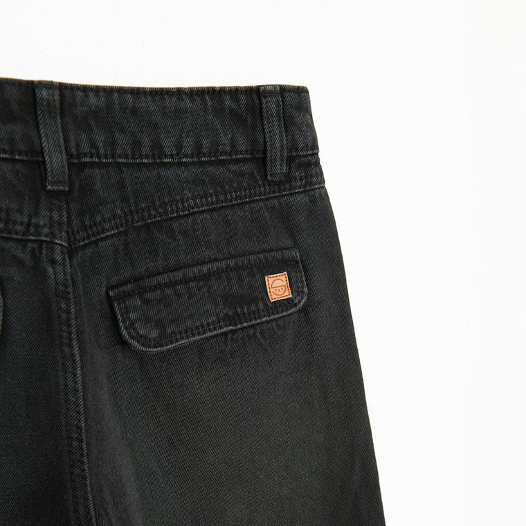 Cool Club, Blugi pentru fete, wide, negru