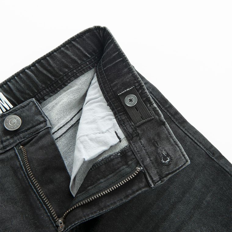 Cool Club, Blugi reglabili pentru baieti, croiala slim, negru