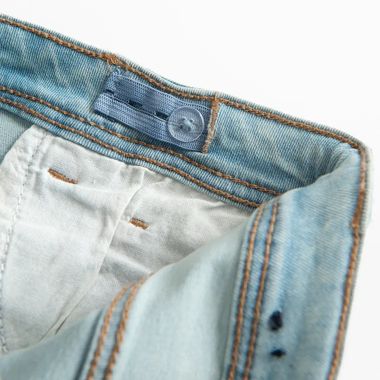 Cool Club, Blugi reglabili pentru fete, croiala flare, albastru