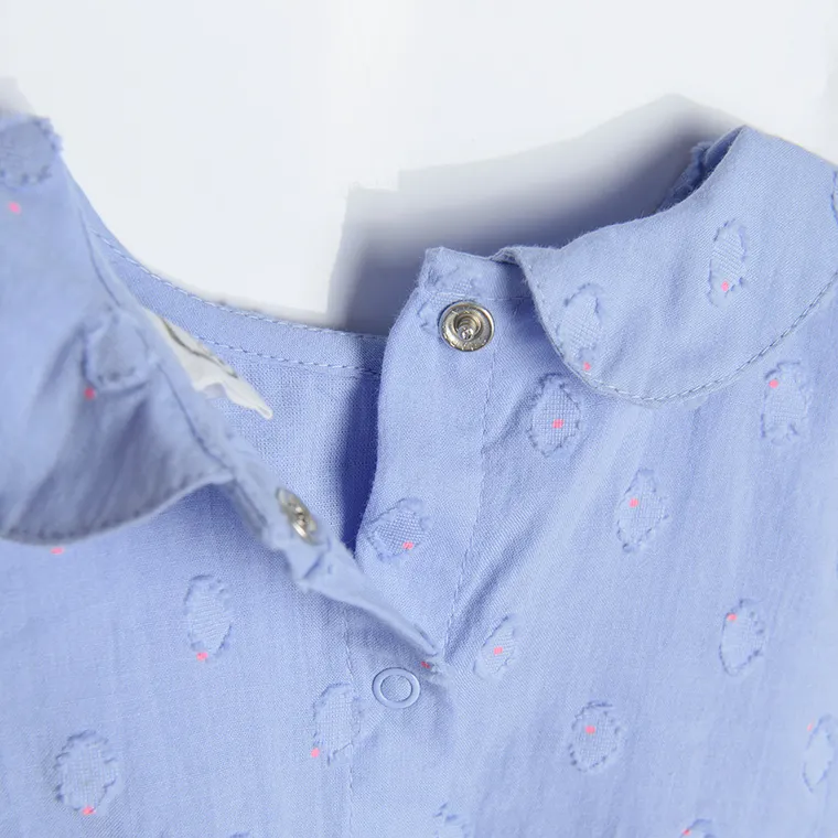 Cool Club, Bluza cu maneca lunga pentru fete, albastru, cu buline