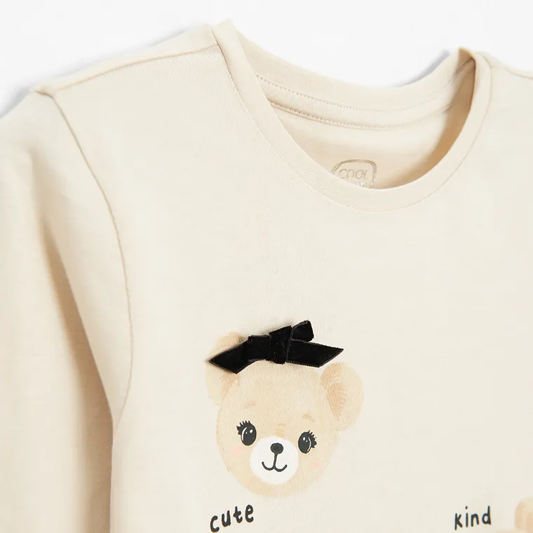 Cool Club, Bluza cu maneca lunga pentru fete, mix, set, 3 buc.