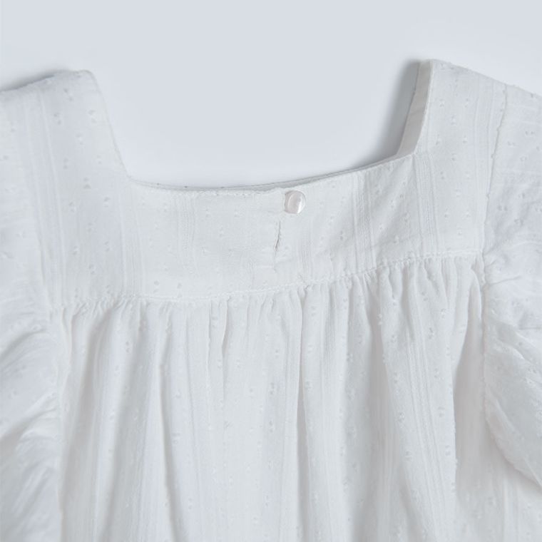 Cool Club, Bluza cu maneca scurta pentru fete, alb