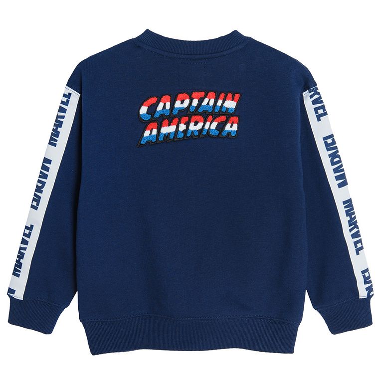 Cool Club, Bluza pentru baieti, bleumarin, imprimeu Marvel Super Heroes