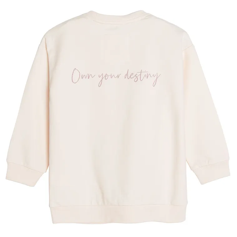 Cool Club, Bluza pentru fete, bej, imprimeu Frozen