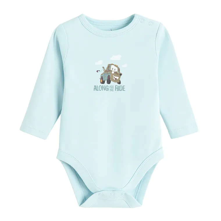 Cool Club, Body cu maneca lunga pentru baieti, mix, imprimeu Cars, set, 3 buc.