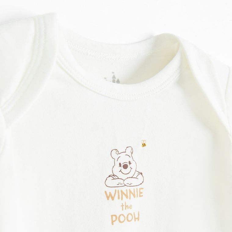 Cool Club, Body cu maneca lunga pentru baieti, mix, set, 3 buc., imprimeu Winnie the Pooh