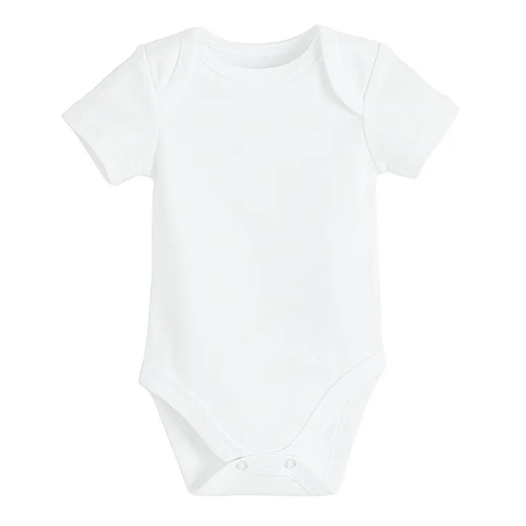 Cool Club, Body cu maneca scurta pentru baieti, alb, set, 5 buc.