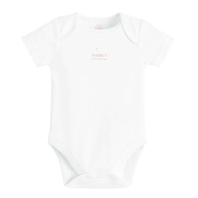 Cool Club, Body cu maneca scurta pentru fete, mix, set, 4 buc.