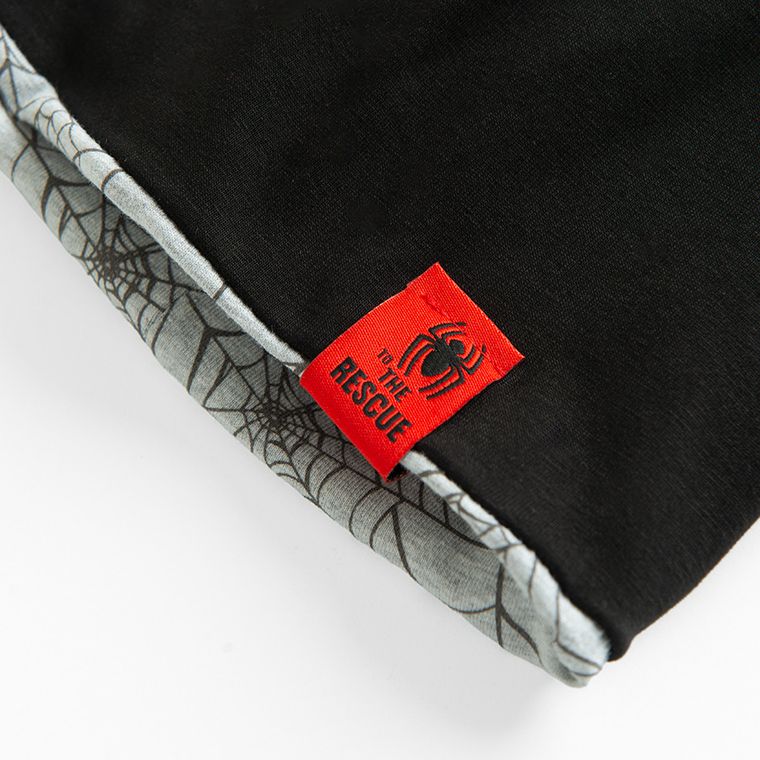 Cool Club, Caciula pentru baieti, cu doua fete, mix, imprimeu Spider-Man