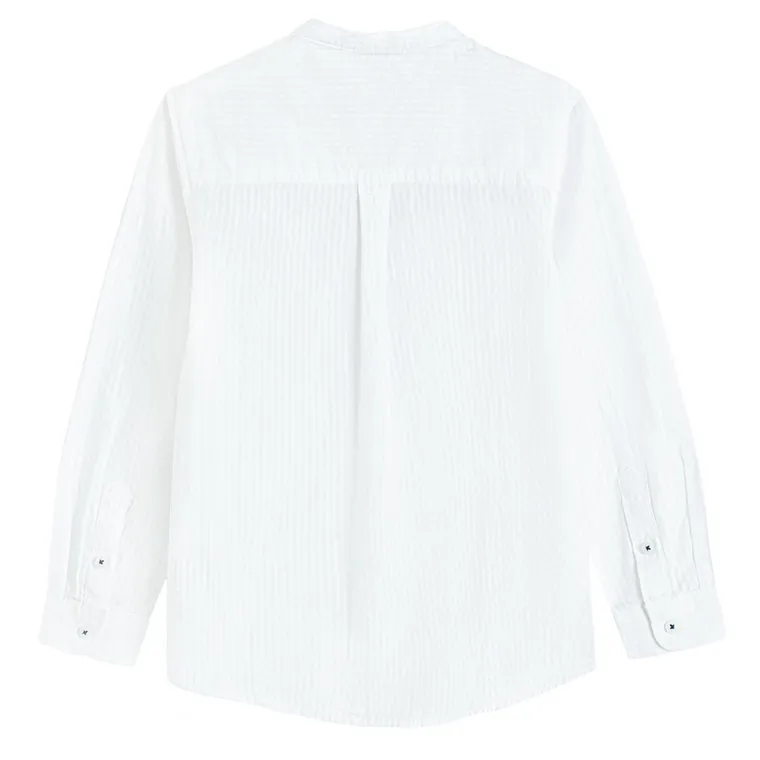 Cool Club, Camasa cu maneca lunga pentru baieti, alb