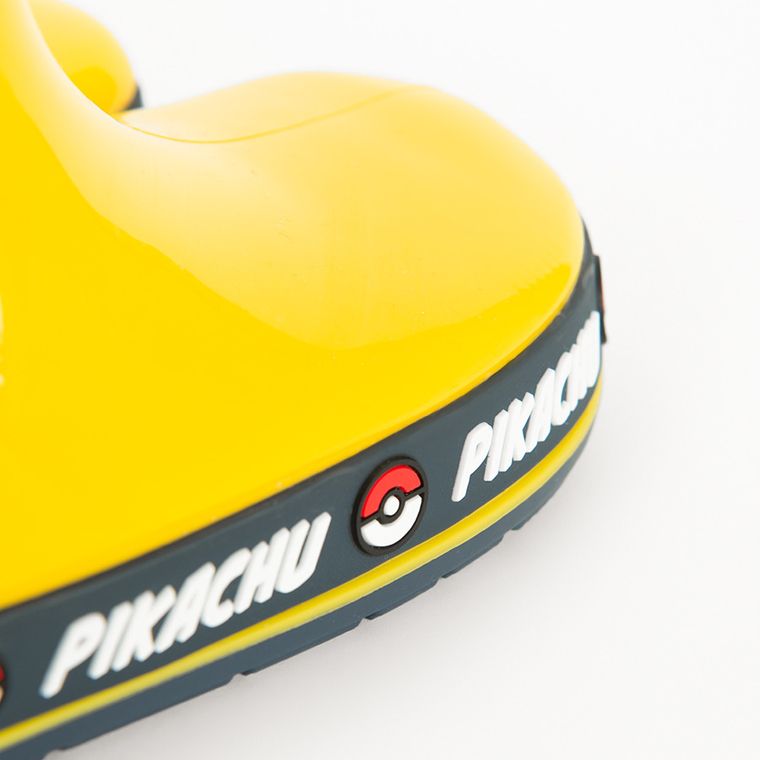 Cool Club, Cizme de cauciuc pentru baieti, galben, talpa Barefoot, imprimeu Pokemon