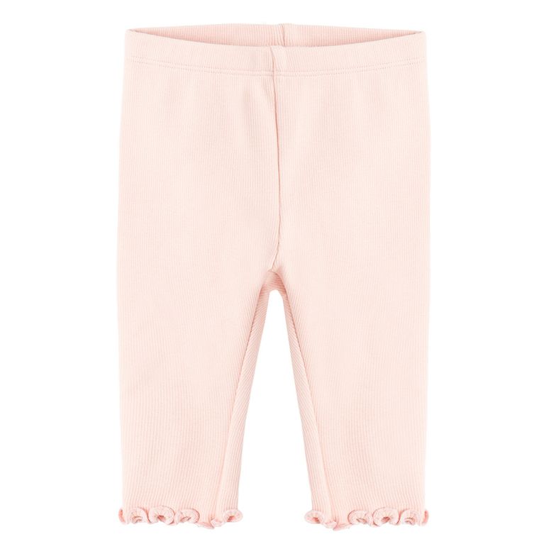 Cool Club, Colanti pentru fete, din tricot striat, roz, set, 2 buc.