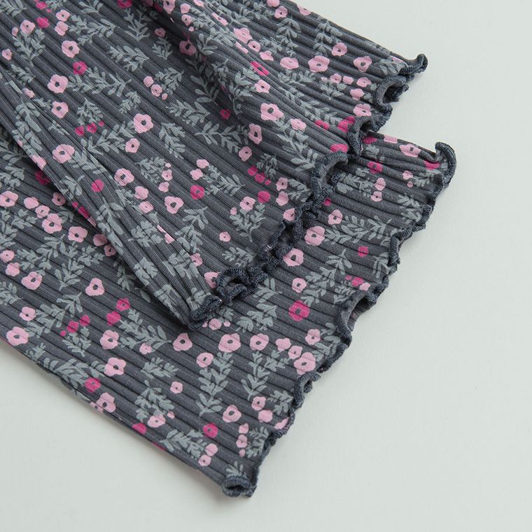 Cool Club, Colanti pentru fete, evazati, din tricot striat, granit