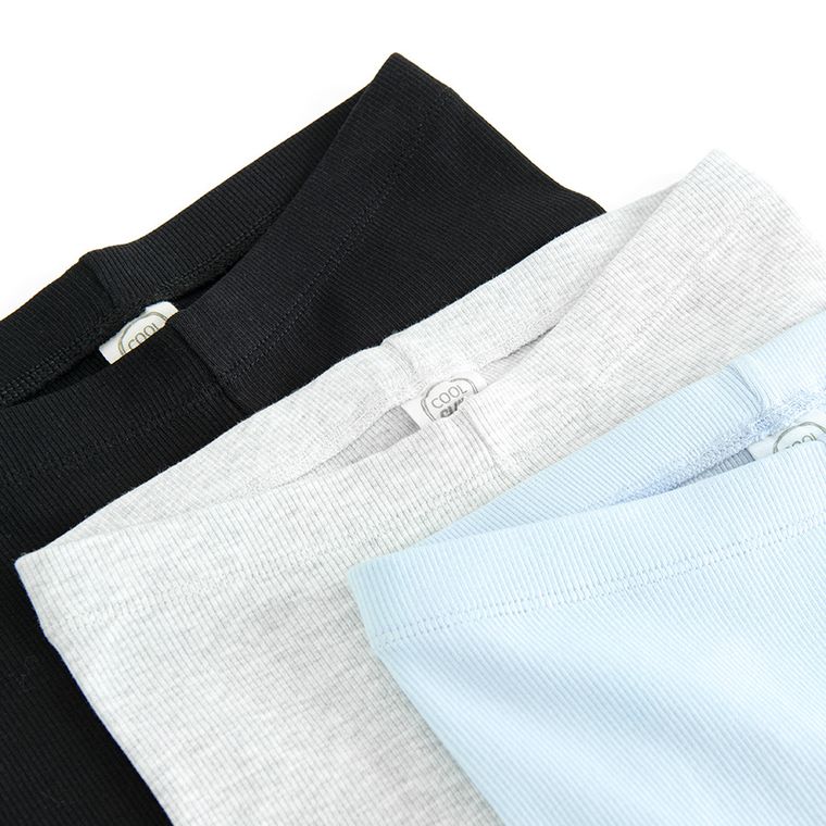 Cool Club, Colanti pentru fete, flare, din tricot striat, mix, set, 3 buc.