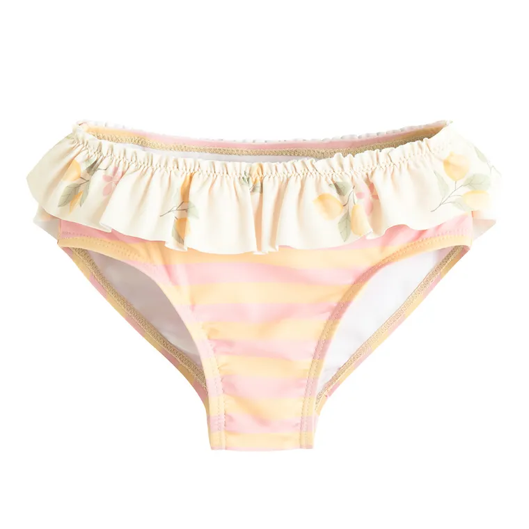 Cool Club, Costum de baie din doua piese pentru fete, UV 50, galben