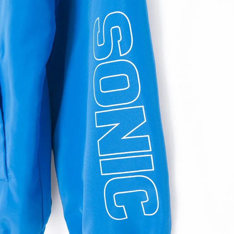 Cool Club, Geaca cu gluga pentru baieti, albastru, imprimeu Sonic the Hedgehog