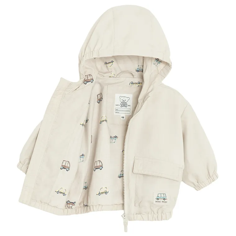 Cool Club, Geaca cu gluga pentru baieti, bej