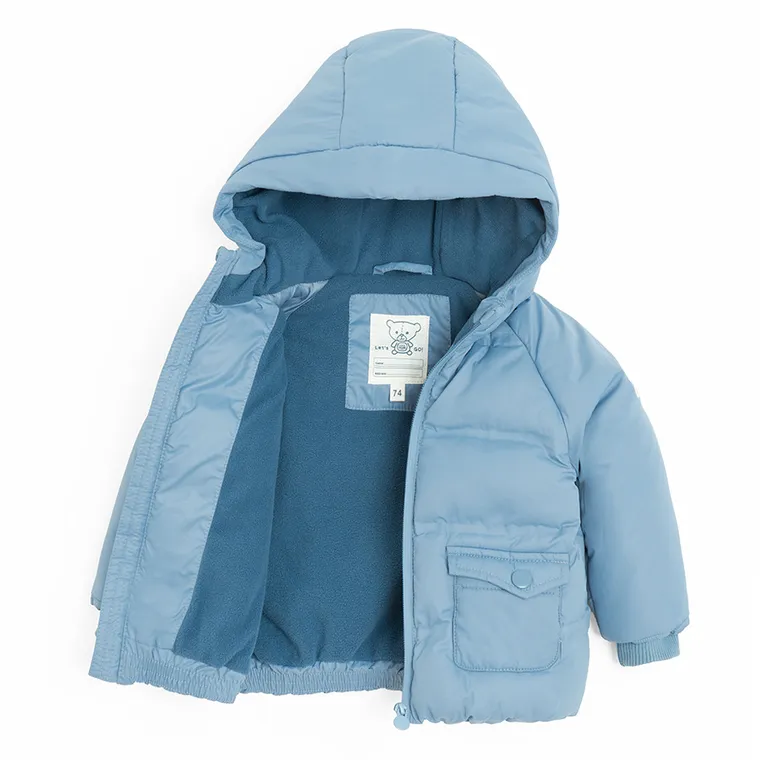 Cool Club, Geaca cu gluga pentru baieti, calduroasa, albastru