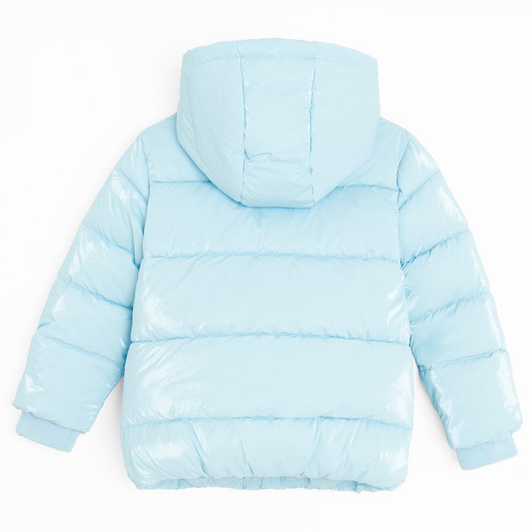 Cool Club, Geaca cu gluga pentru fete, calduroasa, albastru, imprimeu Lilo si Stitch