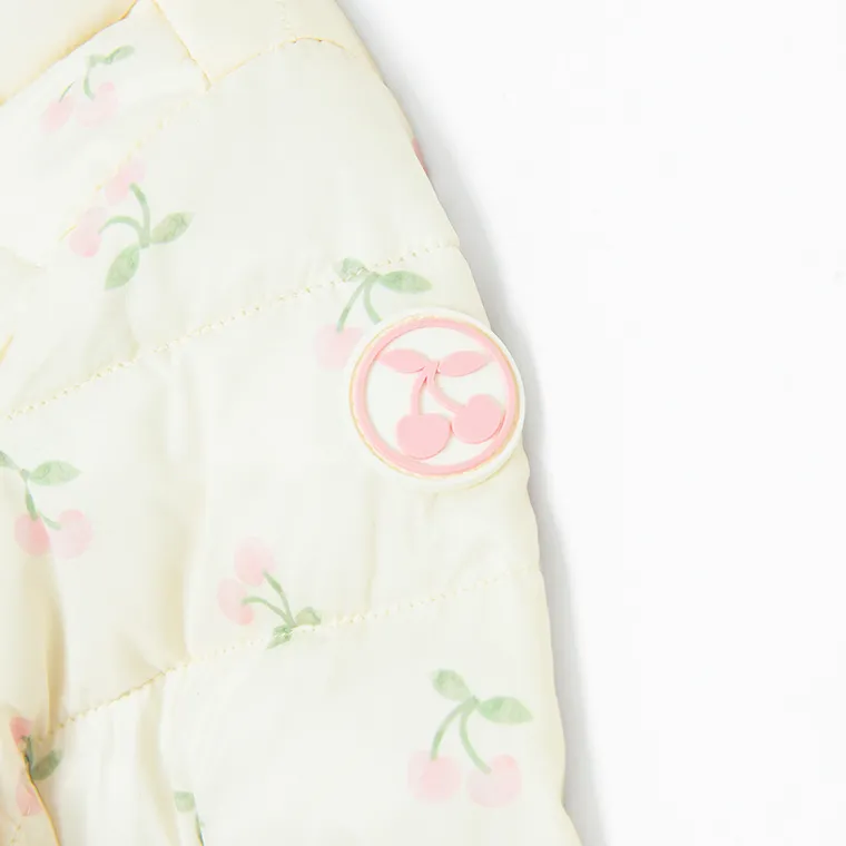 Cool Club, Geaca cu gluga pentru fete, ecru