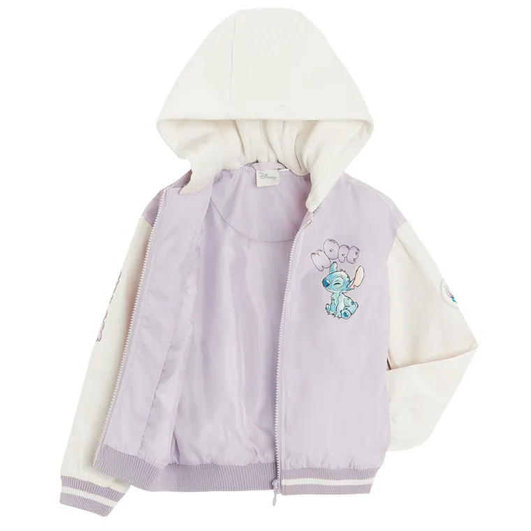 Cool Club, Geaca cu gluga pentru fete, mix, imprimeu Lilo si Stitch