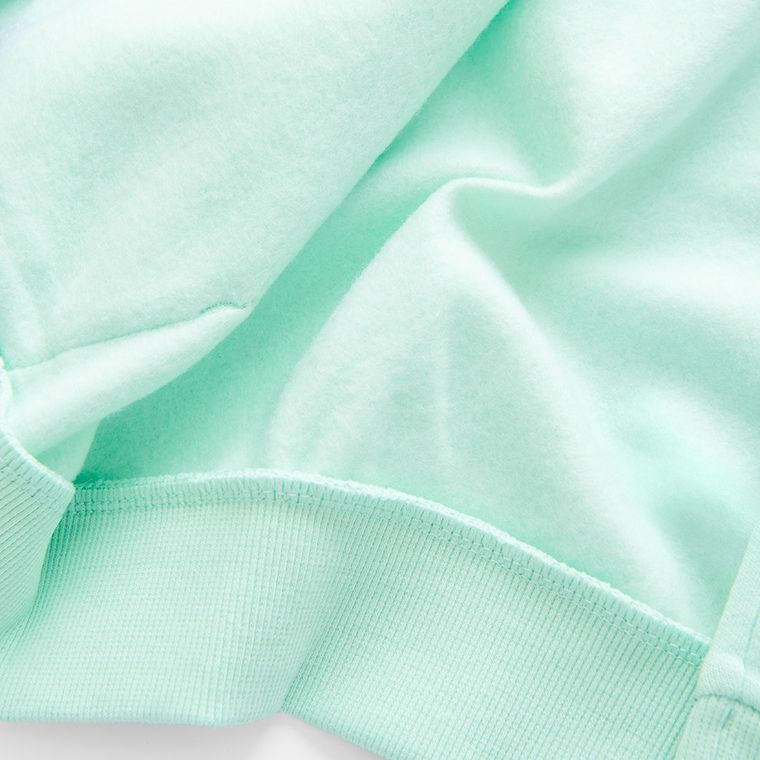 Cool Club, Hanorac cu gluga pentru fete, cu fermoar, calduros, menta verde