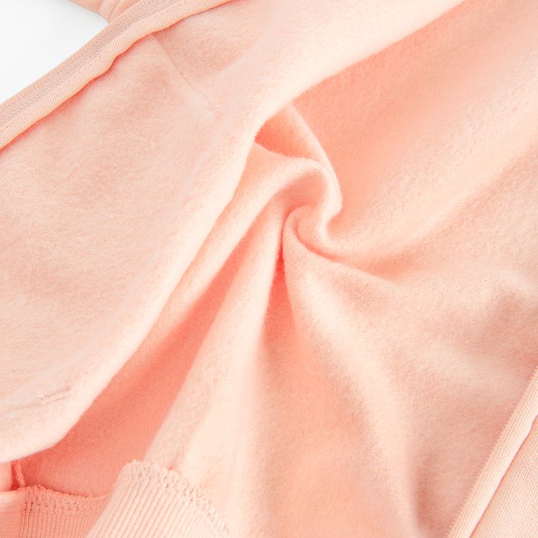 Cool Club, Hanorac cu gluga pentru fete, cu fermoar, portocaliu