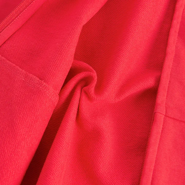 Cool Club, Hanorac cu gluga pentru fete, cu fermoar, rosu