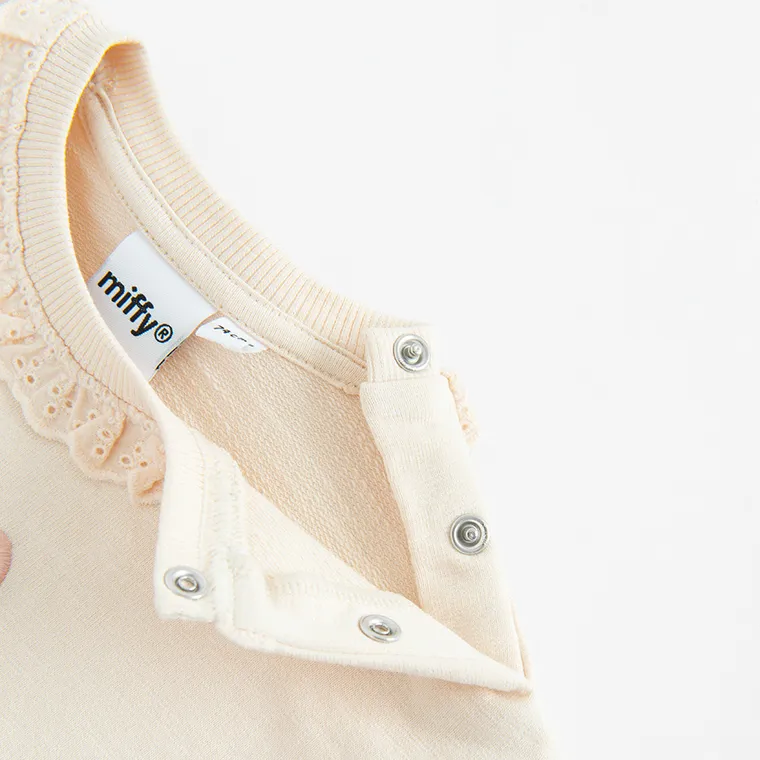 Cool Club, Hanorac pentru fete, bej, imprimeu Miffy