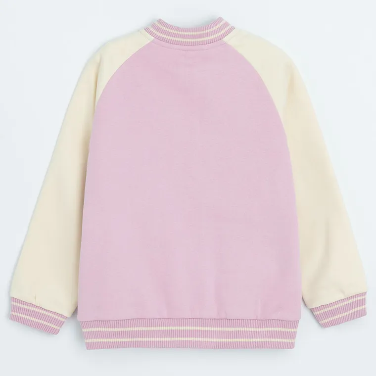 Cool Club, Hanorac pentru fete, cu capse, violet