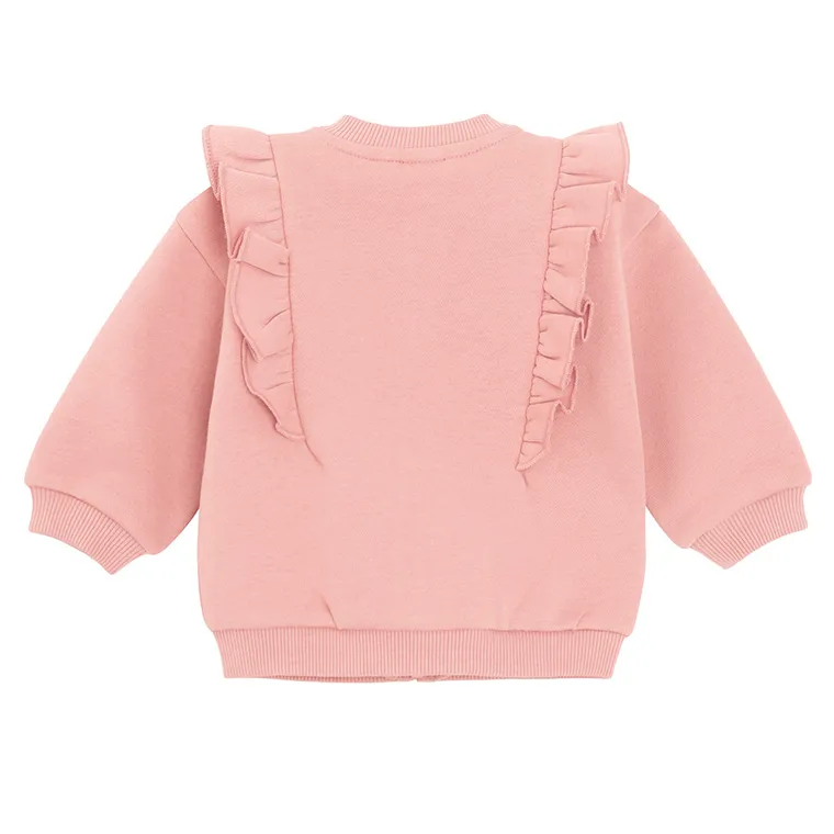 Cool Club, Hanorac pentru fete, cu fermoar, calduros, roz