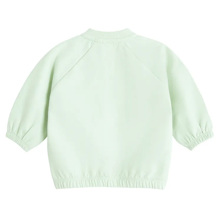 Cool Club, Hanorac pentru fete, cu fermoar, verde