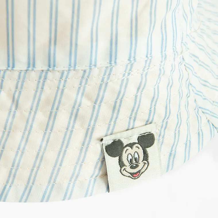 Cool Club, Palarie pentru baieti, cu doua fete, UV 50, mix, imprimeu Mickey Mouse