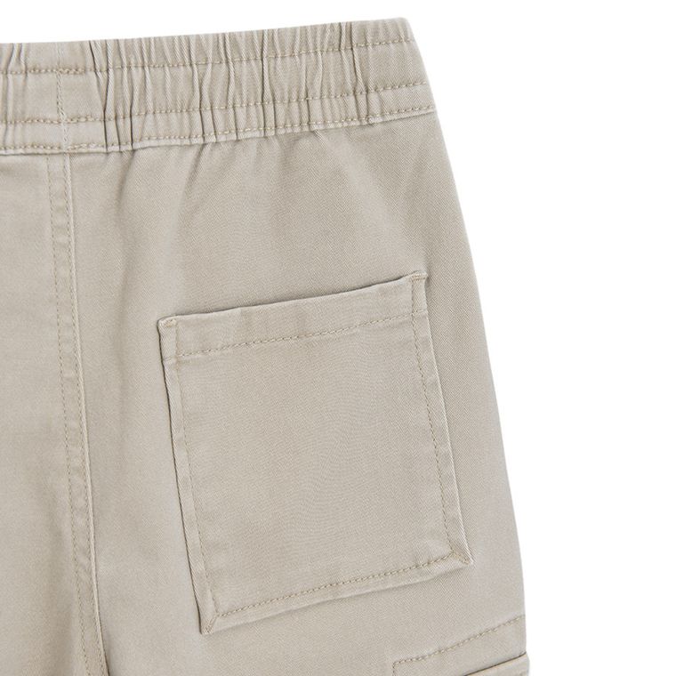 Cool Club, Pantaloni din material textil pentru baieti, bej