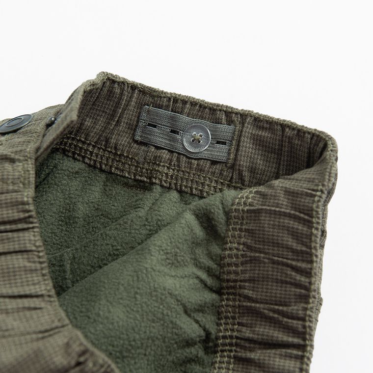 Cool Club, Pantaloni din material textil pentru baieti, caldurosi, kaki