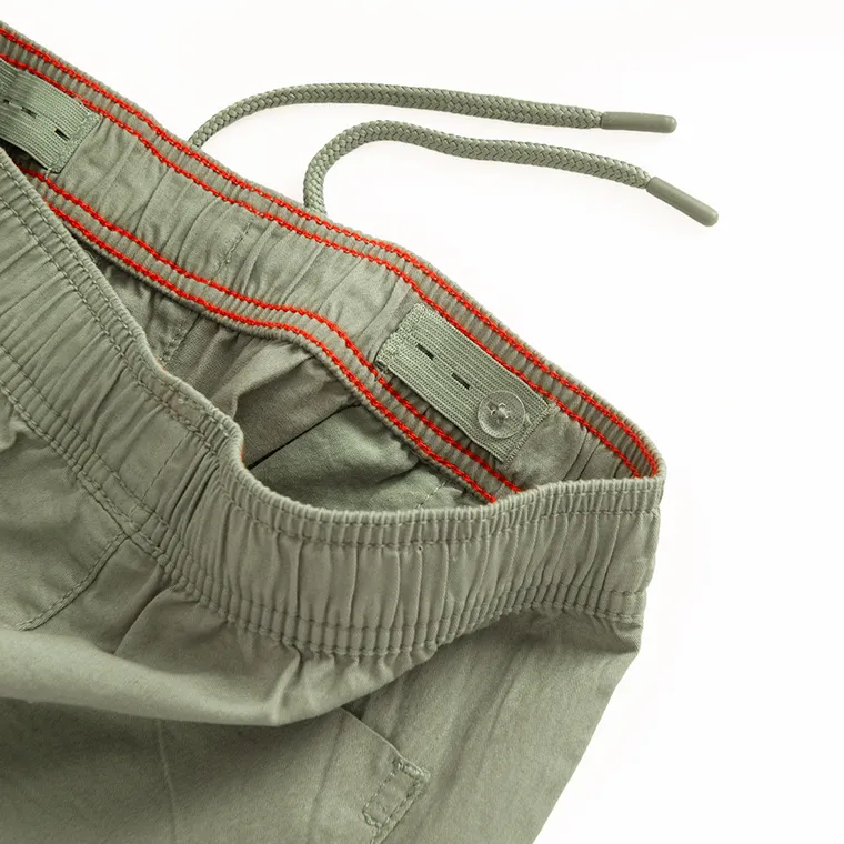 Cool Club, Pantaloni din material textil pentru baieti, jogger, kaki