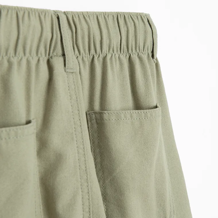 Cool Club, Pantaloni din material textil pentru baieti, kaki