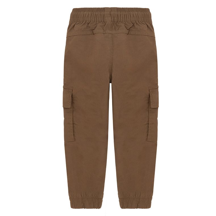 Cool Club, Pantaloni din material textil pentru baieti, maro