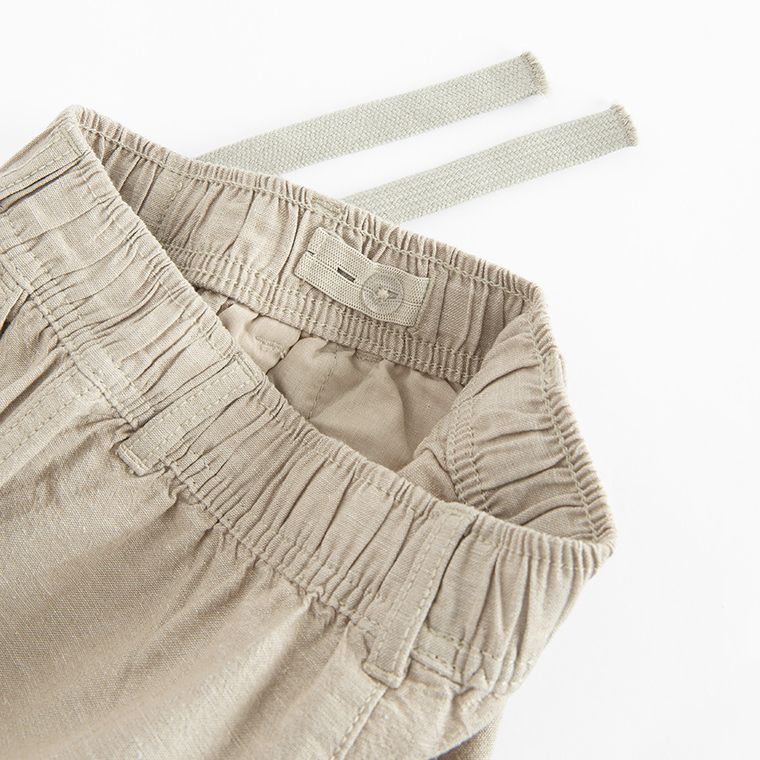 Cool Club, Pantaloni din material textil pentru baieti, relaxed, bej