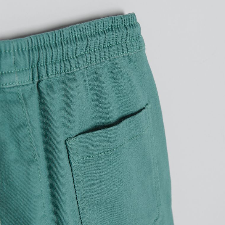 Cool Club, Pantaloni din material textil pentru baieti, turcoaz