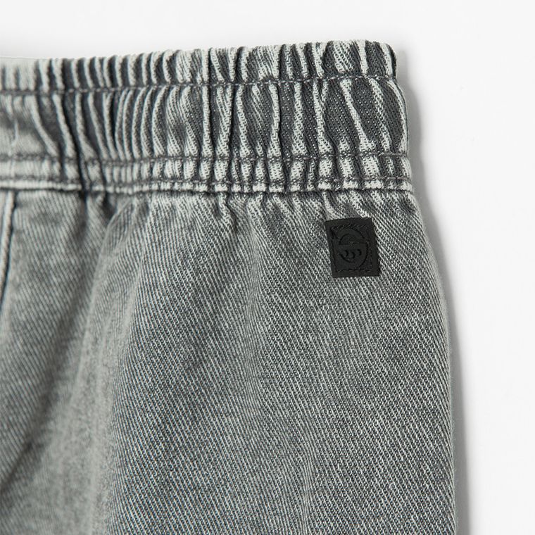 Cool Club, Pantaloni scurti de blugi pentru baieti, pul on, gri