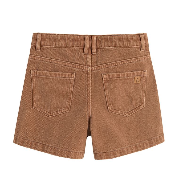 Cool Club, Pantaloni scurti de blugi reglabili pentru fete, maro