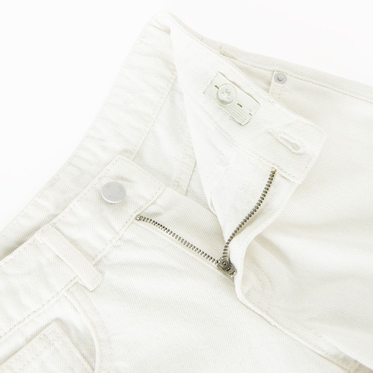 Cool Club, Pantaloni scurti de blugi reglabili pentru fete, wide, alb