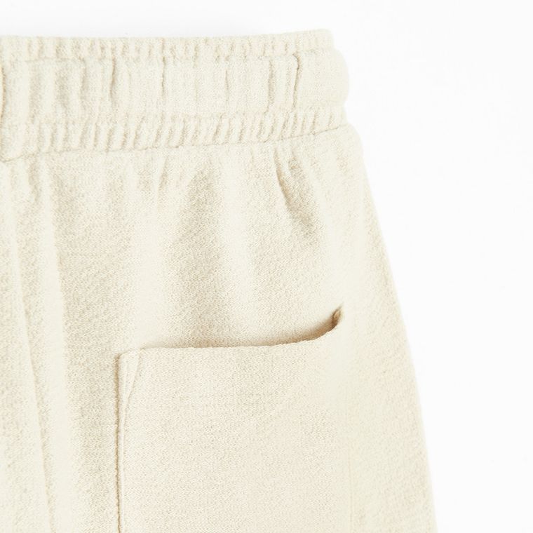 Cool Club, Pantaloni scurti pentru baieti, loose, bej